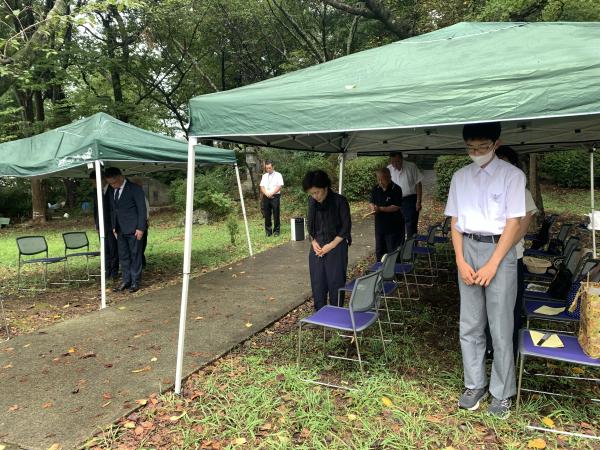 20230815_東光台忠霊塔参拝2